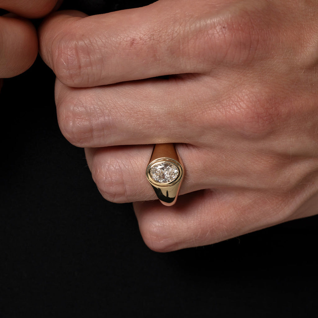 JUDD 1.50ct | Men’s Lab Grown Engagement Ring in 10ct Gold