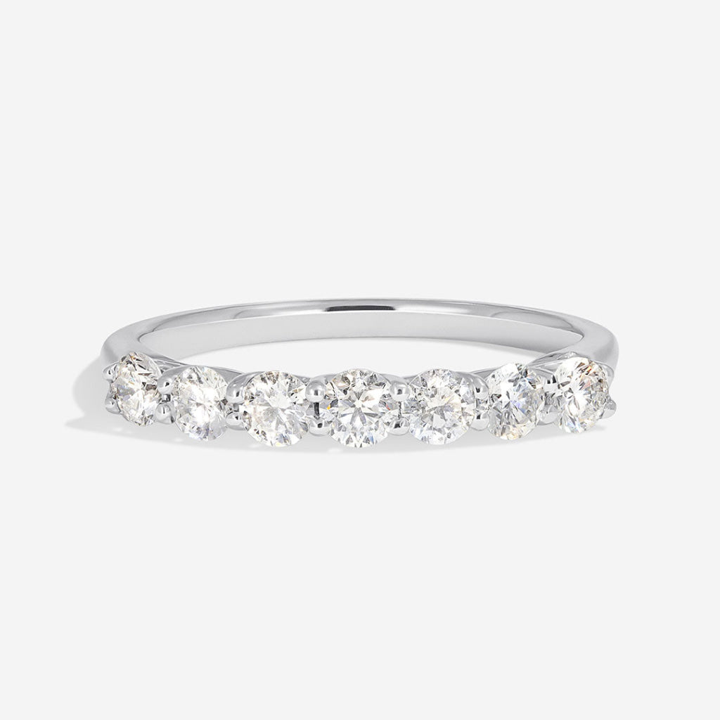 JULIE | Diamond Eternity Ring in 18ct White Gold