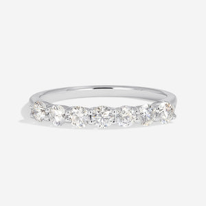 JULIE | Diamond Eternity Ring in 18ct White Gold