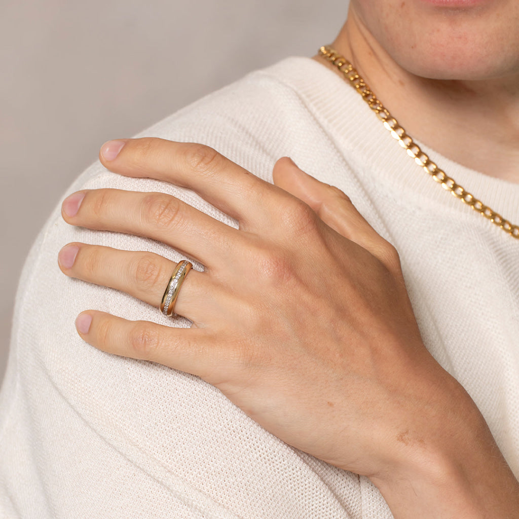 JULIEN | Men’s Diamond Engagement Ring in 9ct Gold - Rings