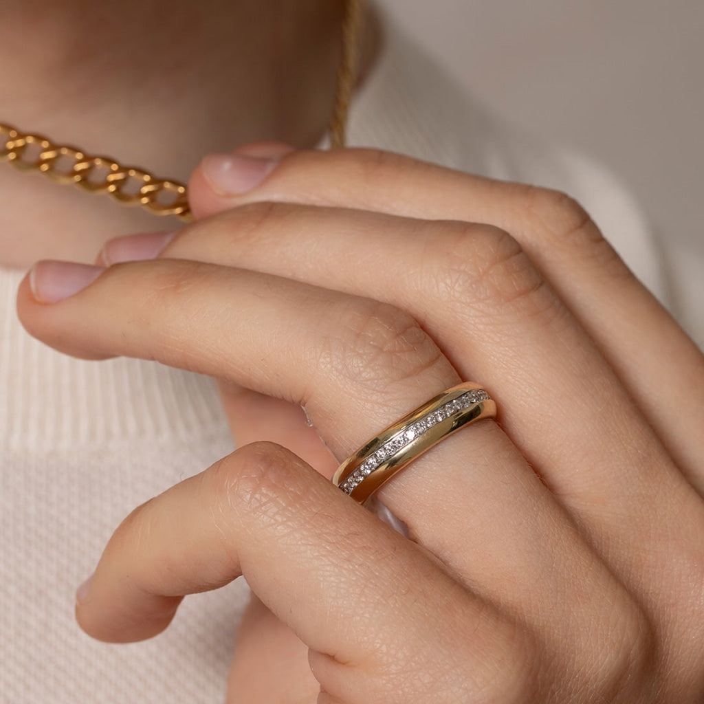 JULIEN | Men’s Diamond Engagement Ring in 9ct Gold - Rings