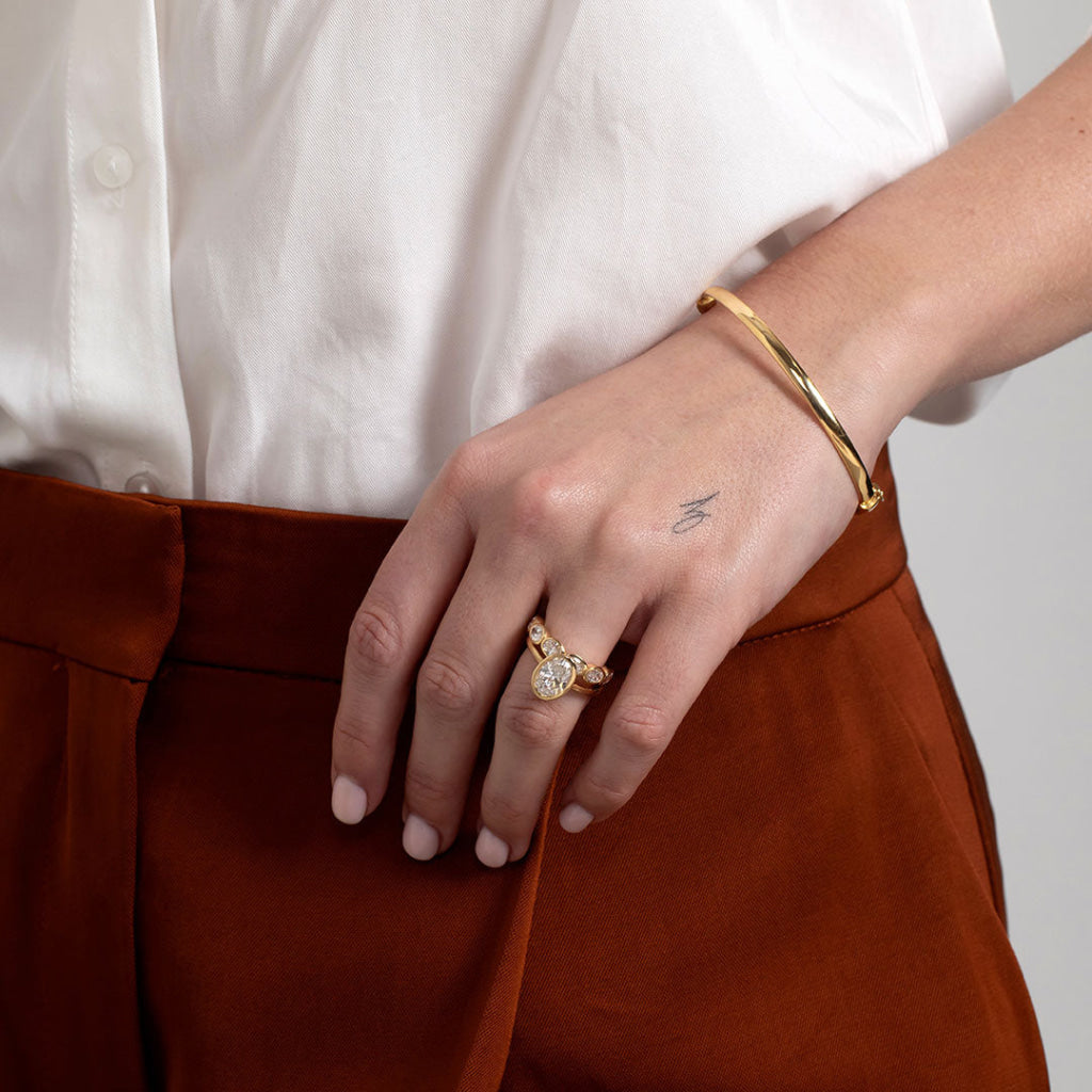 JUNE 1.50ct | Lab Grown Diamond Wedding Ring in 18ct Gold