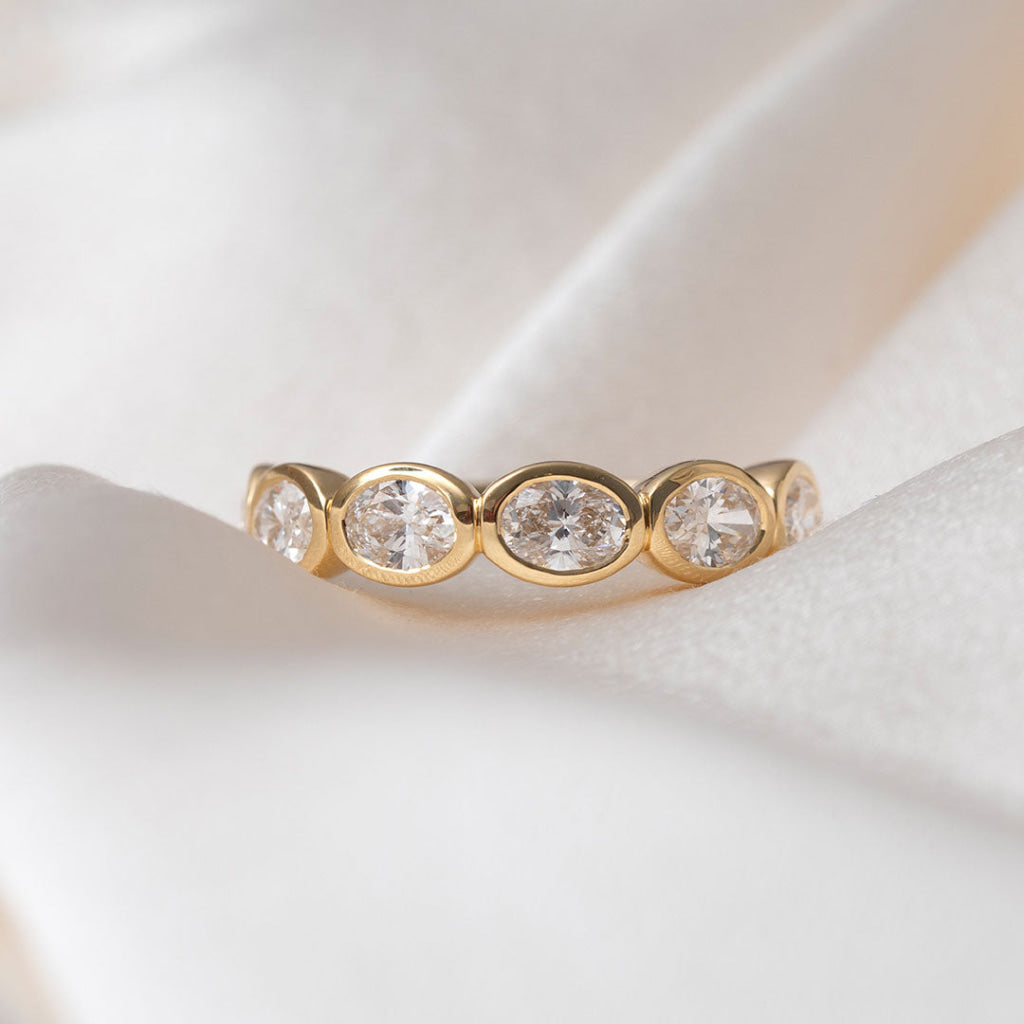 JUNE 1.50ct | Lab Grown Diamond Wedding Ring in 18ct Gold