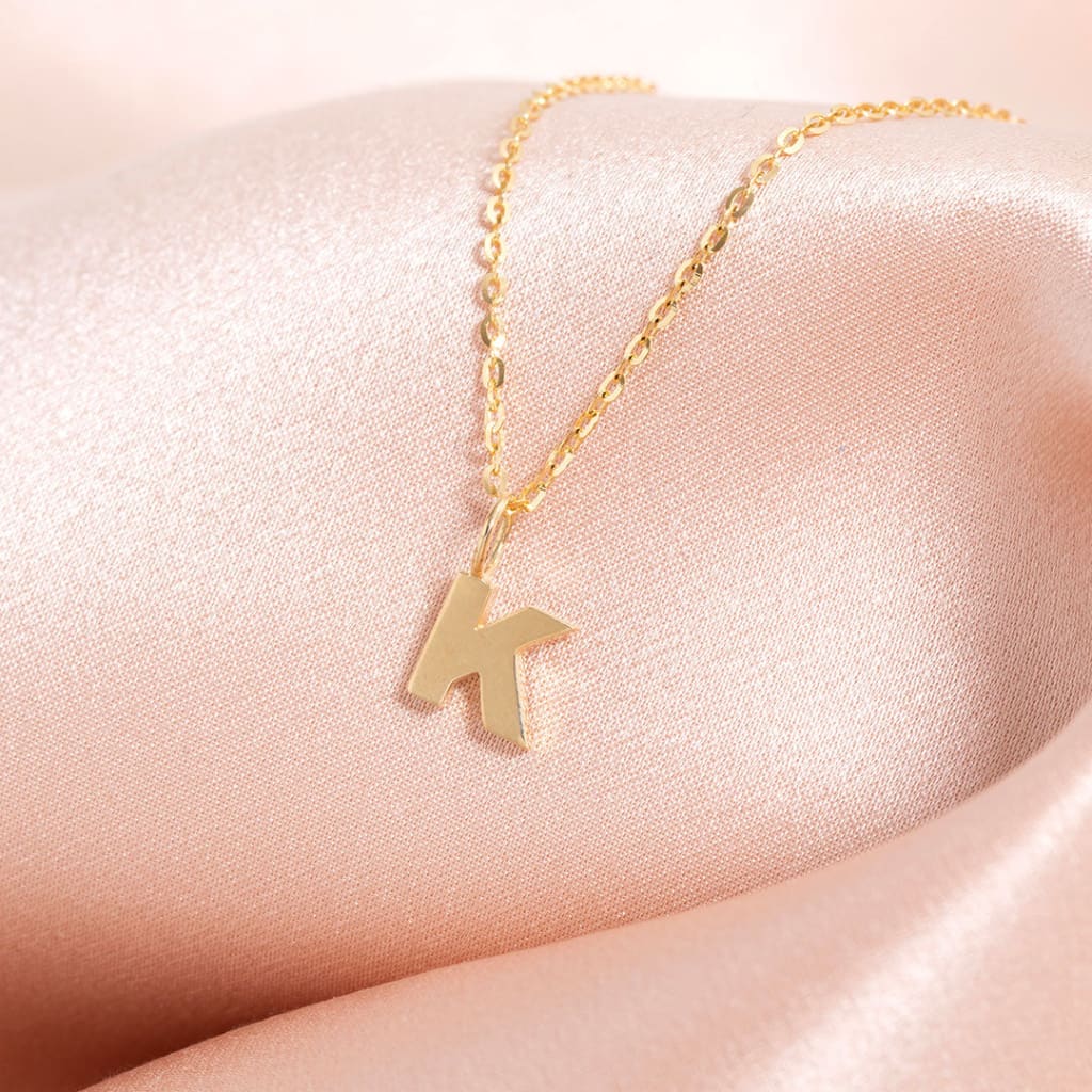 - K - Necklace | 9ct Gold