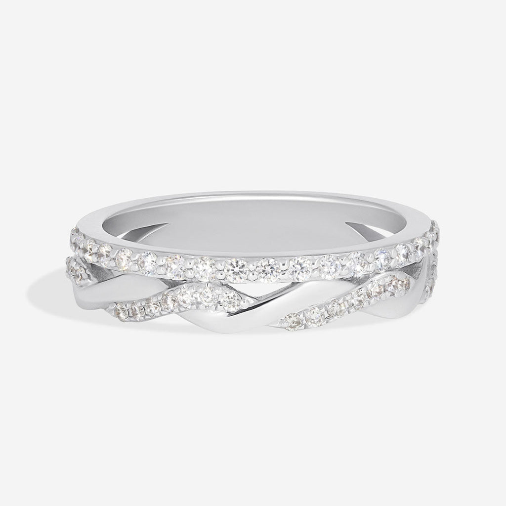 Kelpie - Triple row wedding ring