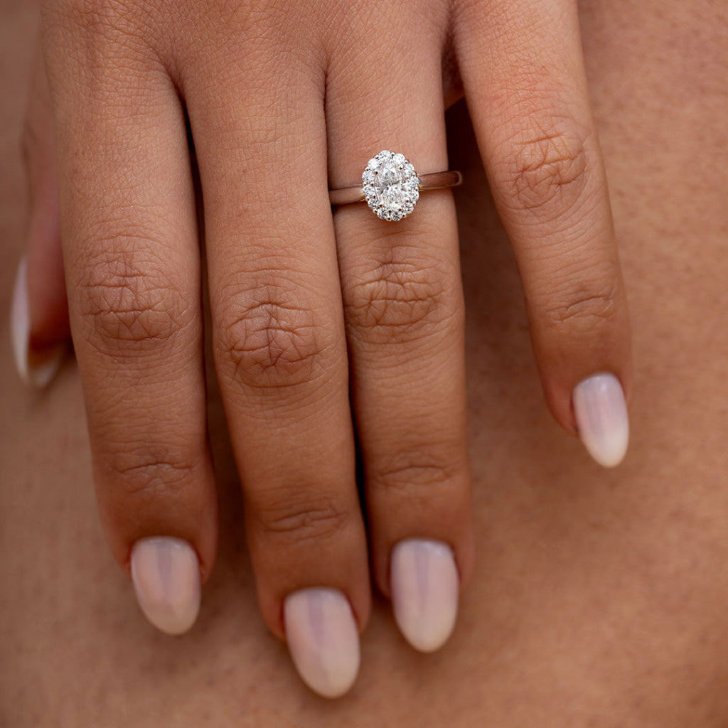 KHAN Platinum | Diamond Engagement Ring - Rings