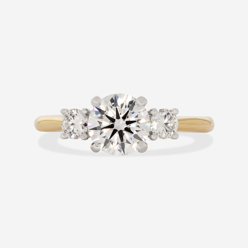 KINVARA 1.25ct | Round 3-Stone Lab Diamond Set in 18ct Gold