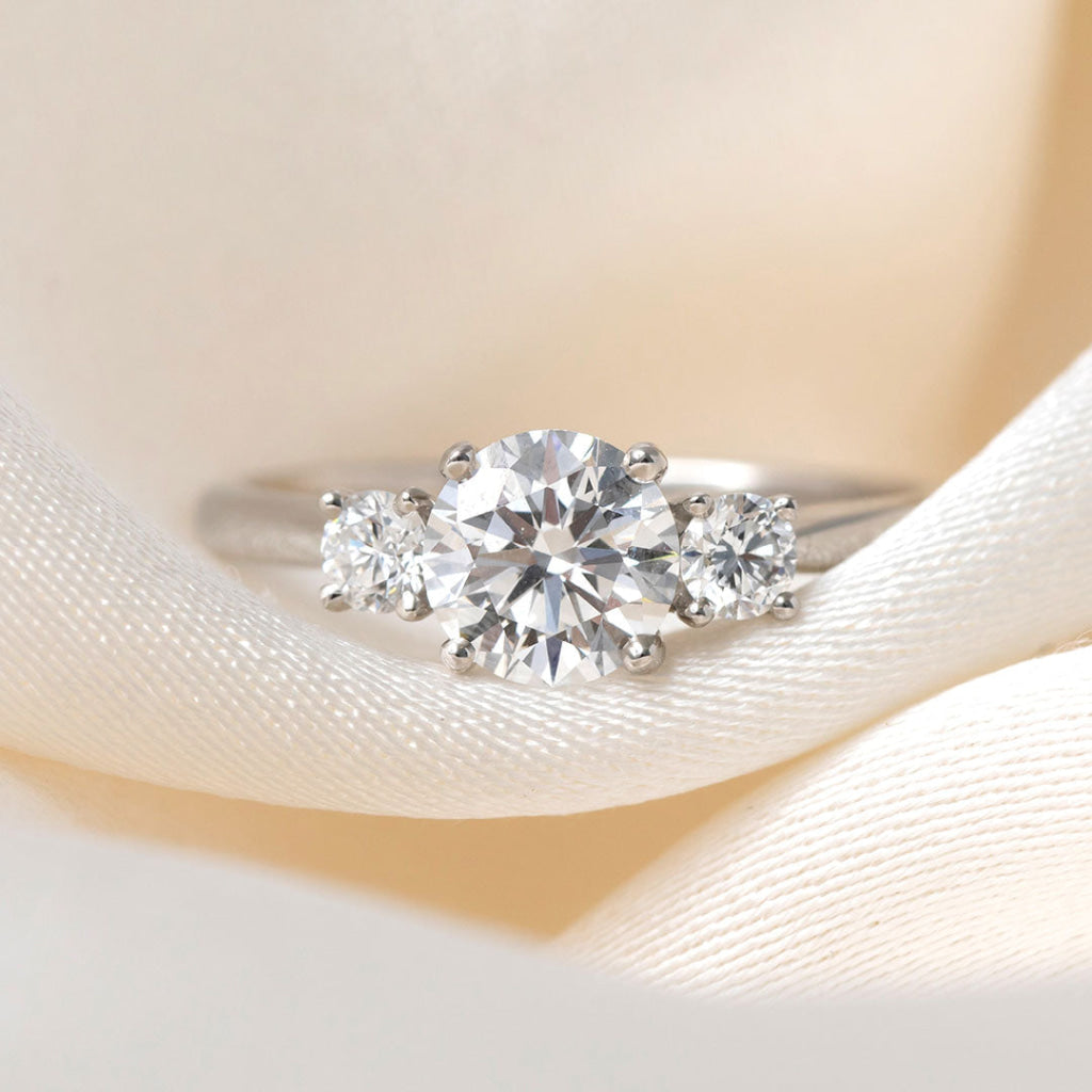 KINVARA 1.25ct | Round 3 Stone Lab Grown Diamond Engagement