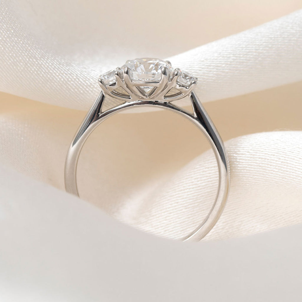KINVARA 1.25ct | Round 3 Stone Lab Grown Diamond Engagement