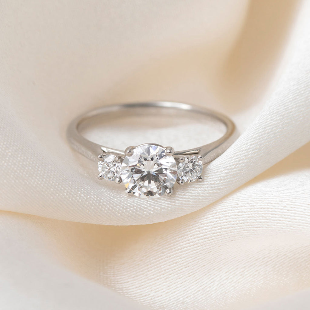 KINVARA 1.25ct | Round 3 Stone Lab Grown Diamond Engagement