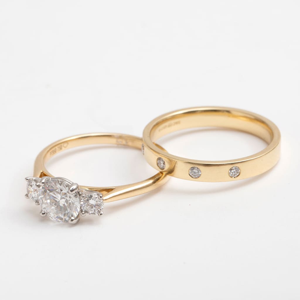 KINVARA 1.25ct | Round 3-Stone Lab Diamond Set in 18ct Gold