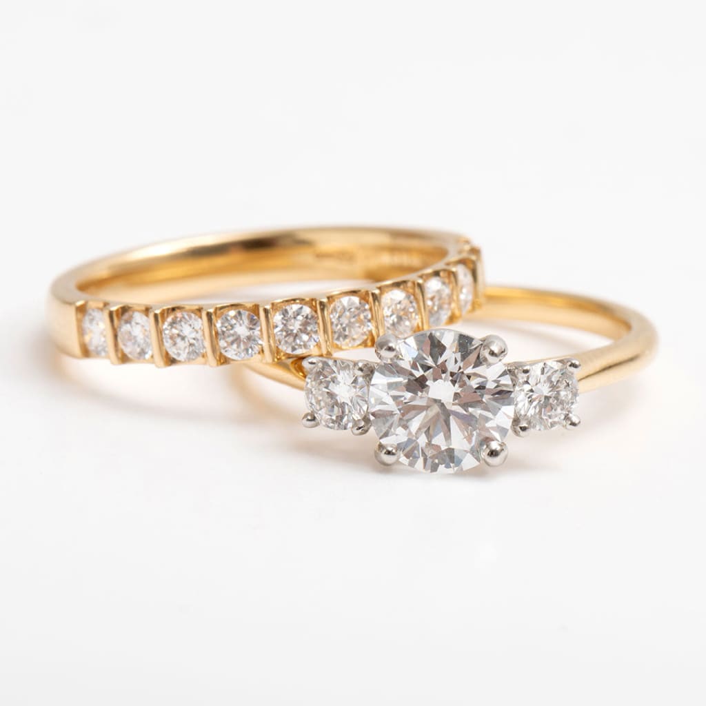 KINVARA 1.25ct | Round 3-Stone Lab Diamond Set in 18ct Gold