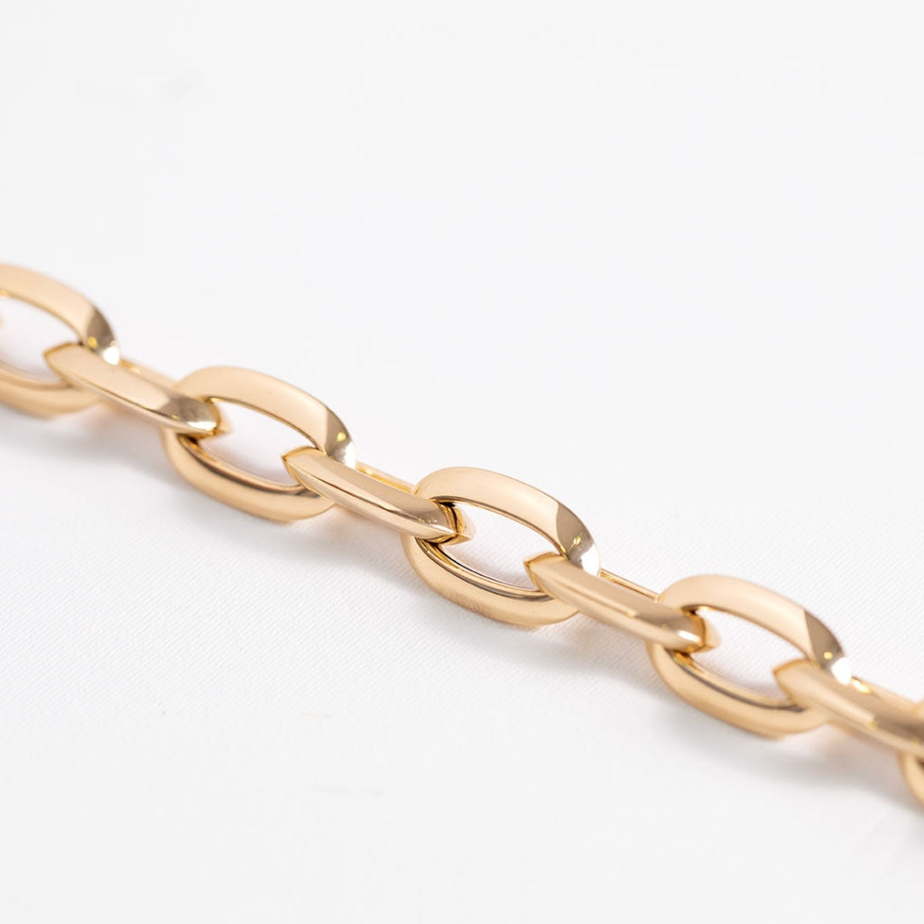 Ladies Large Link Chain Bracelet | 9ct Gold - Bracelet