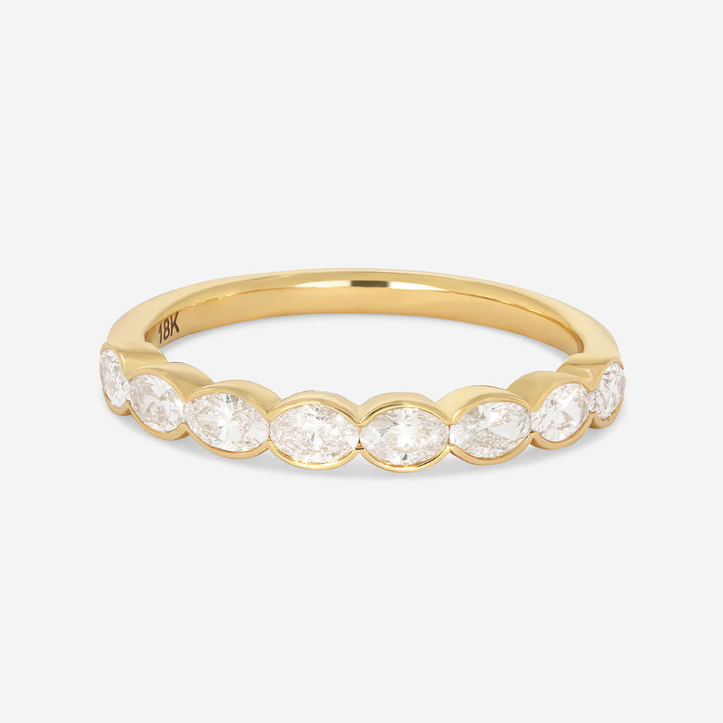 LADY | Natural Diamond Wedding Ring in 18ct Gold