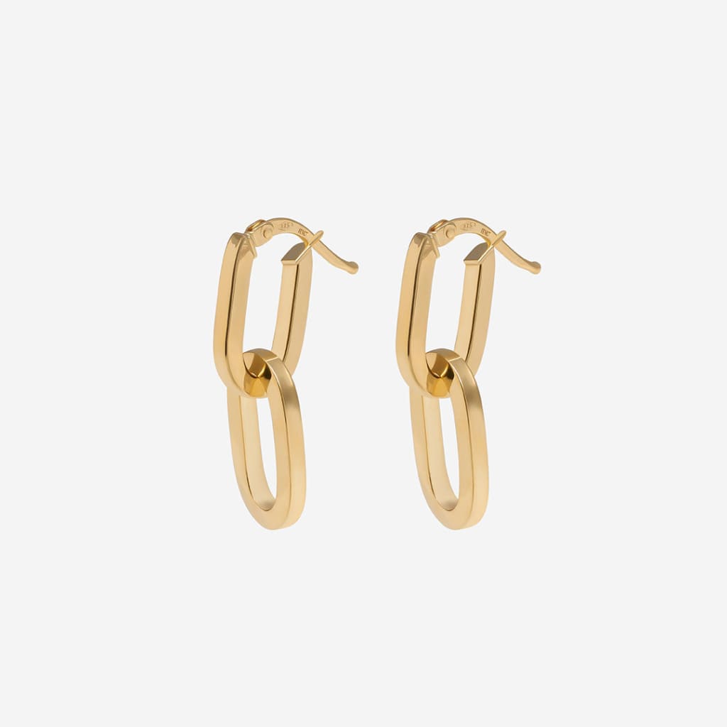 Lambeth Drop Earrings | 9ct Gold