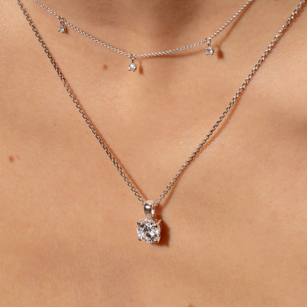 Lancaster Diamond Necklace | 9ct Gold - Necklace