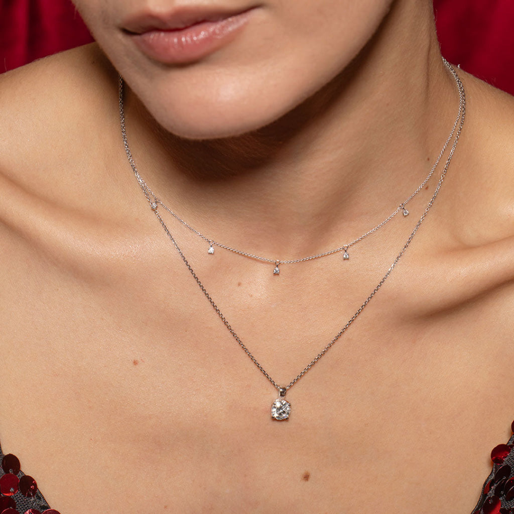 Lancaster Diamond Necklace | 9ct Gold - Necklace