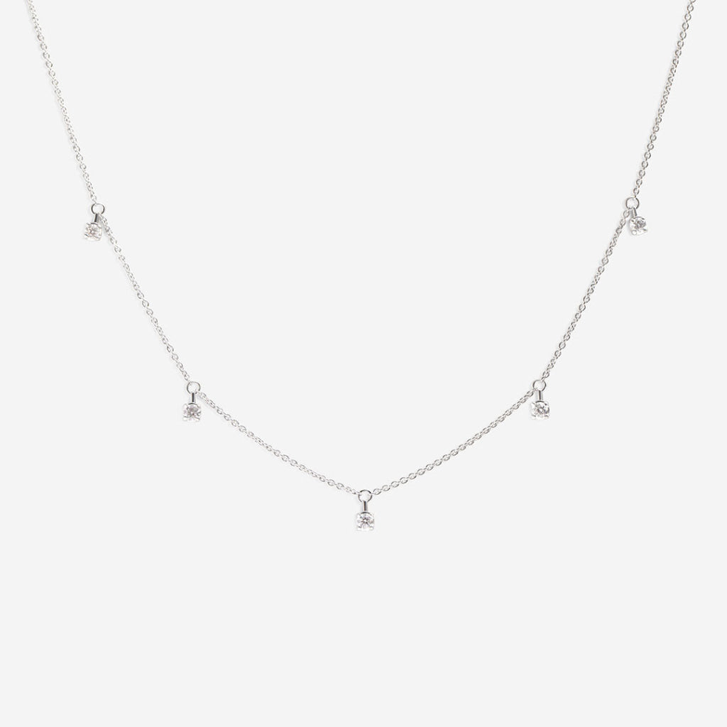 LANCASTER | Natural Diamond Necklace in 9ct Gold