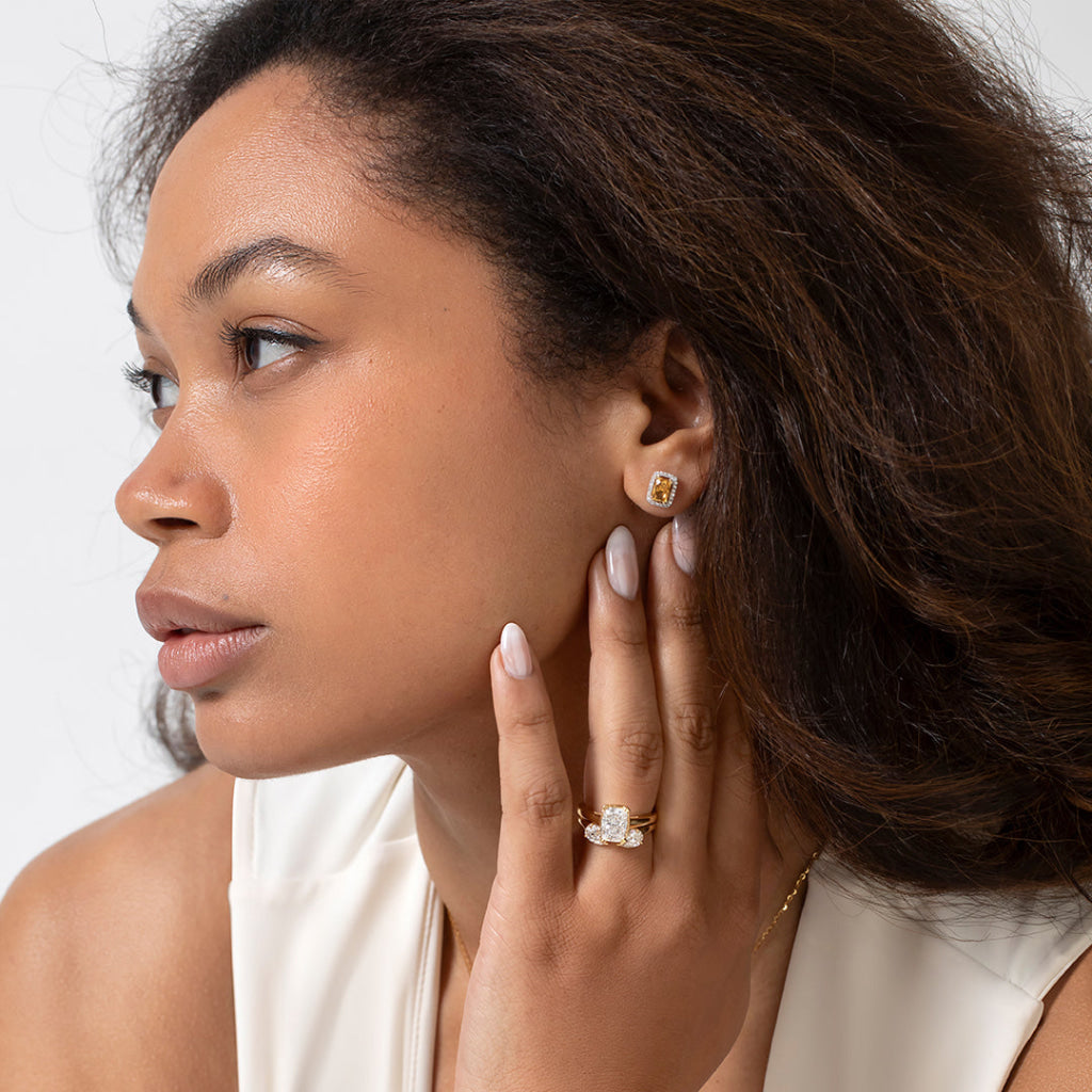 LAUREN | Lab Grown Diamond Wedding Ring in 18ct Gold - Rings