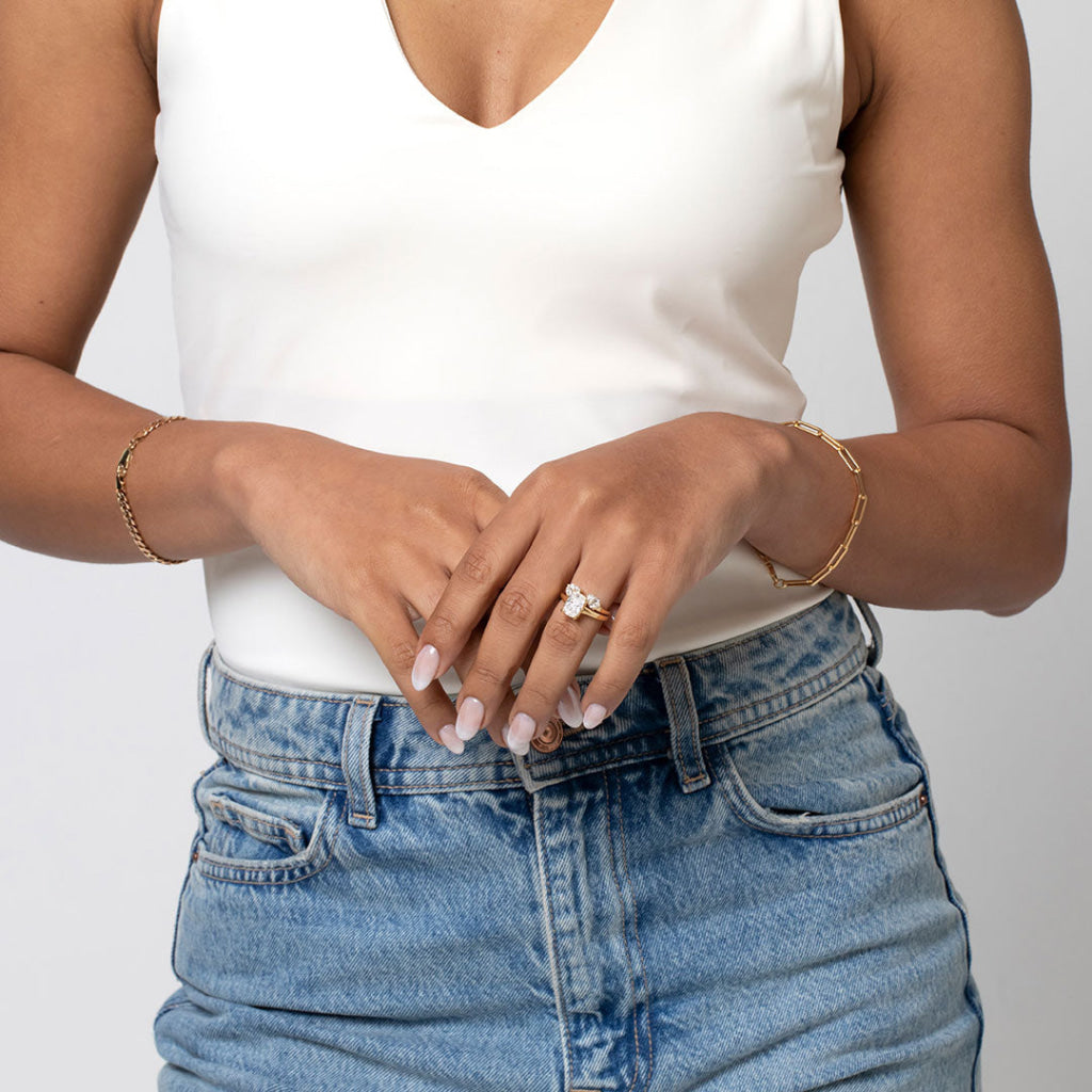 LAUREN | Lab Grown Diamond Wedding Ring in 18ct Gold - Rings