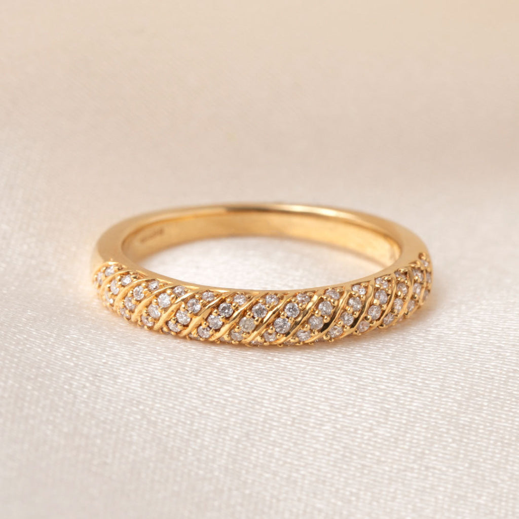 LEMURIA | Diamond Eternity Ring in 18ct Gold M Rings