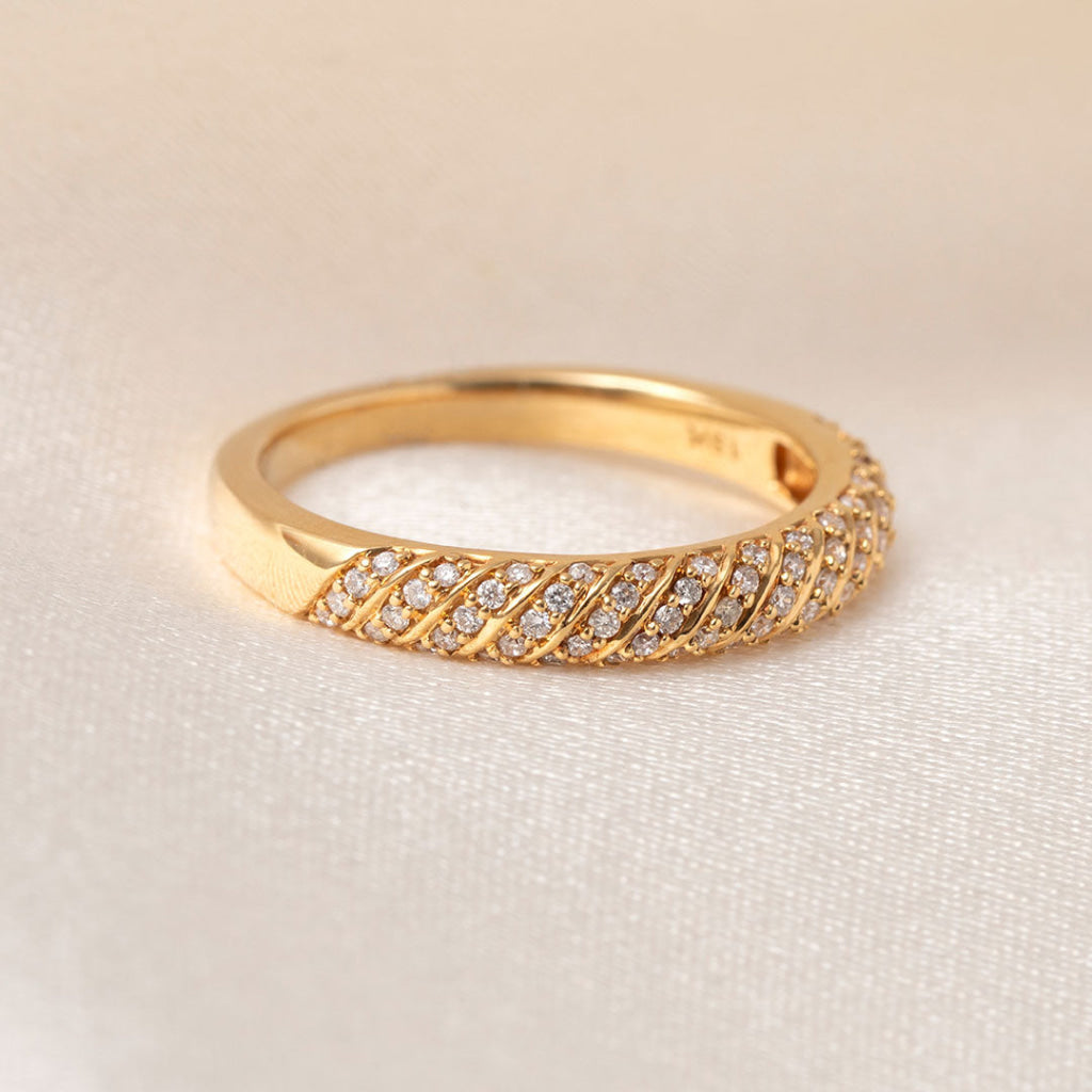 LEMURIA | Diamond Eternity Ring in 18ct Gold M Rings