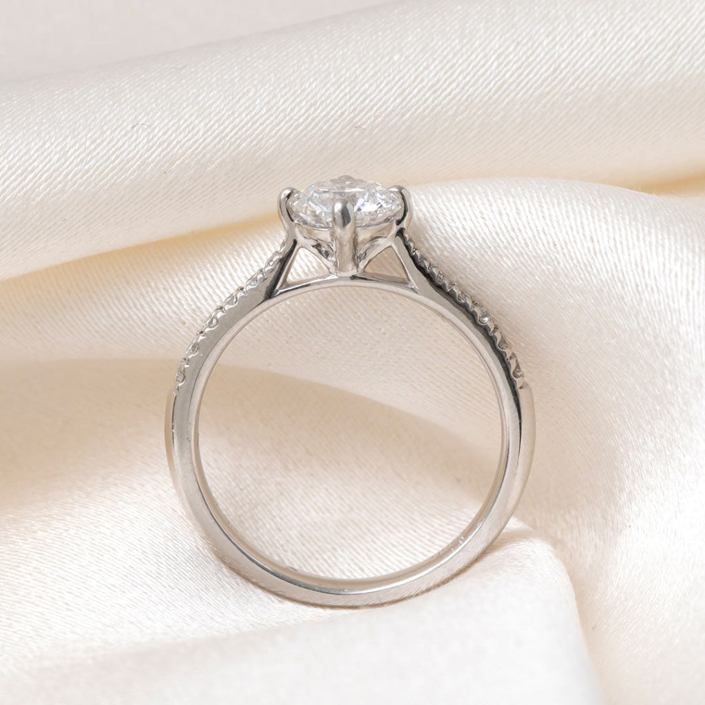 LIBBY 1.04ct | Round Solitaire Diamond Engagement Ring