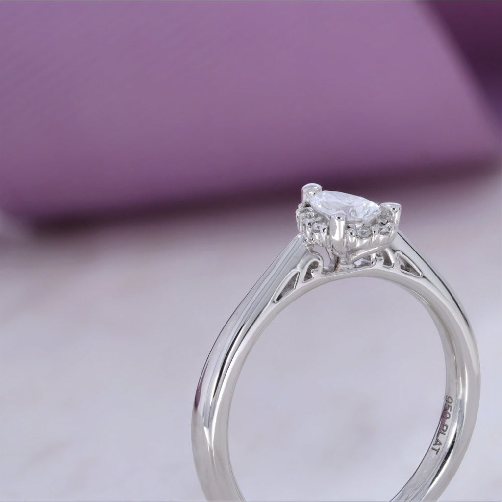 LINCOLN Platinum | Diamond Engagement Ring - Rings