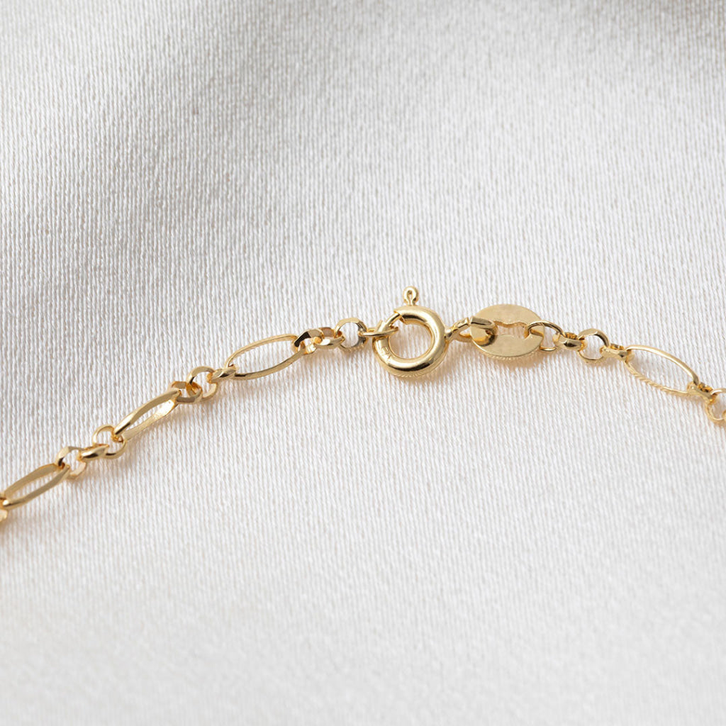 Linked Figaro Bracelet | 9ct Gold