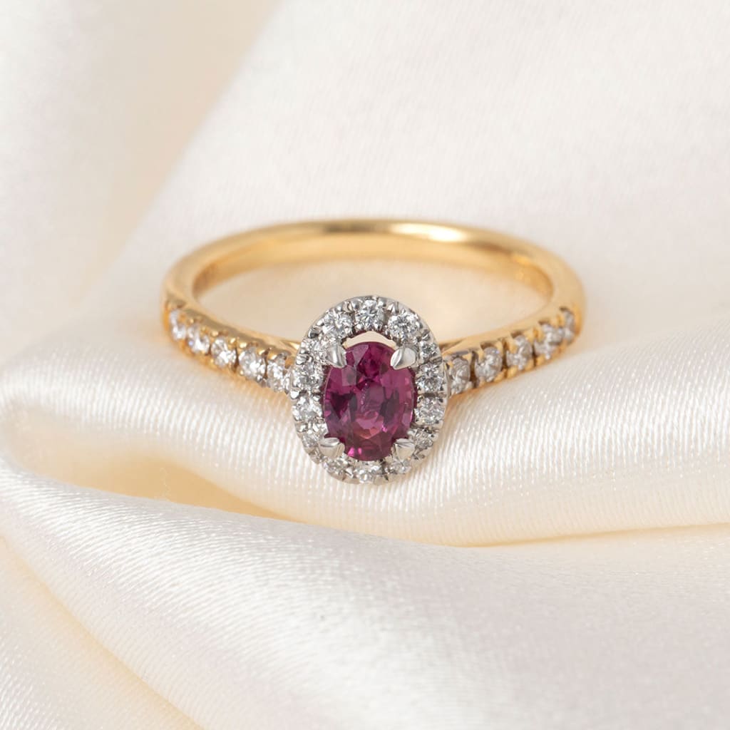 LISBON | Ruby Diamond Ring - Rings