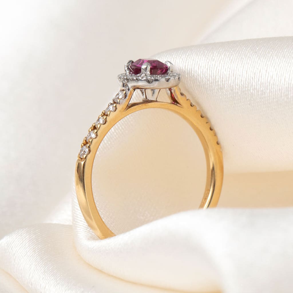 LISBON | Ruby Diamond Ring - Rings