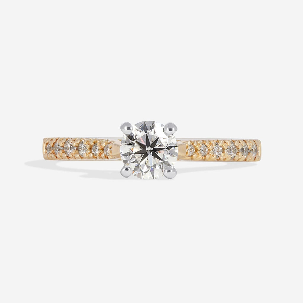 Lottie 18ct Gold Round Engagement Ring