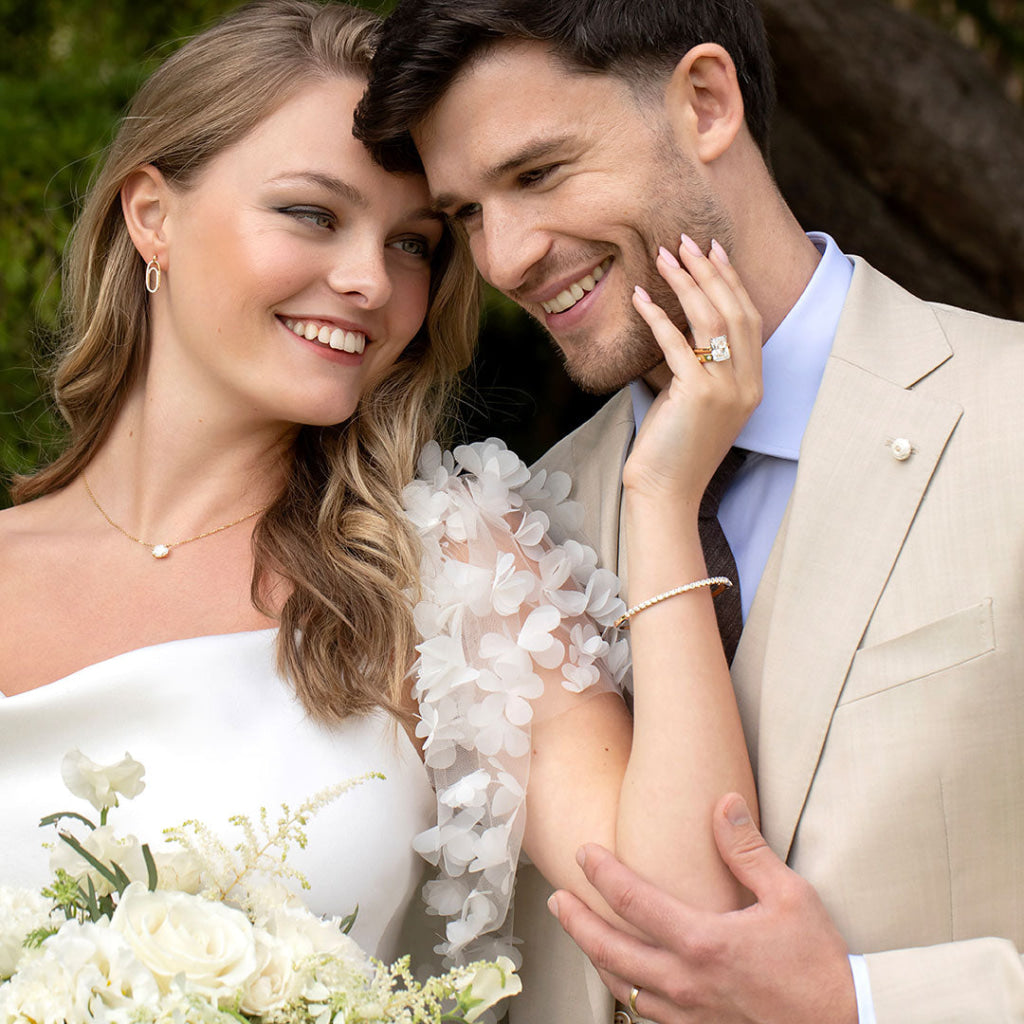LOUISE | Diamond Wedding Ring 4mm - Rings