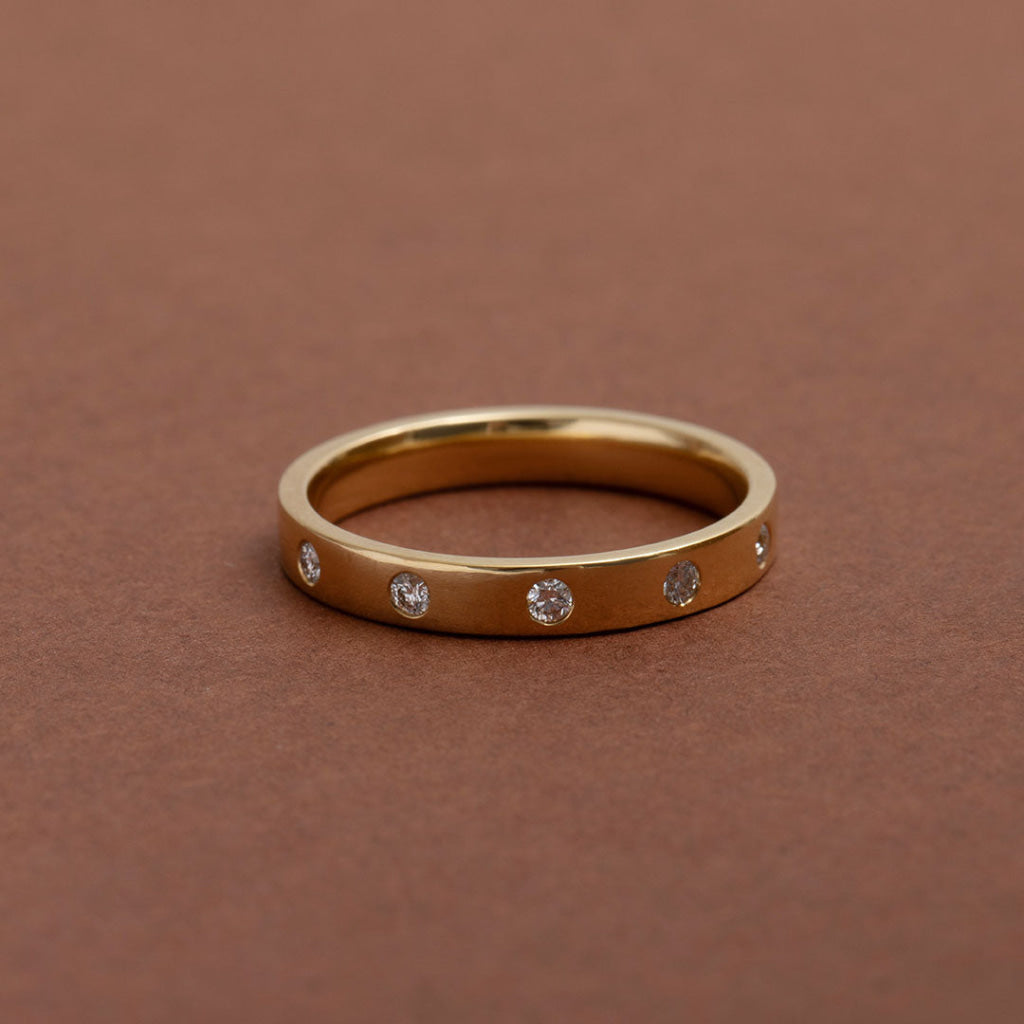 LOUISE | Diamond Wedding Ring 3mm - Rings