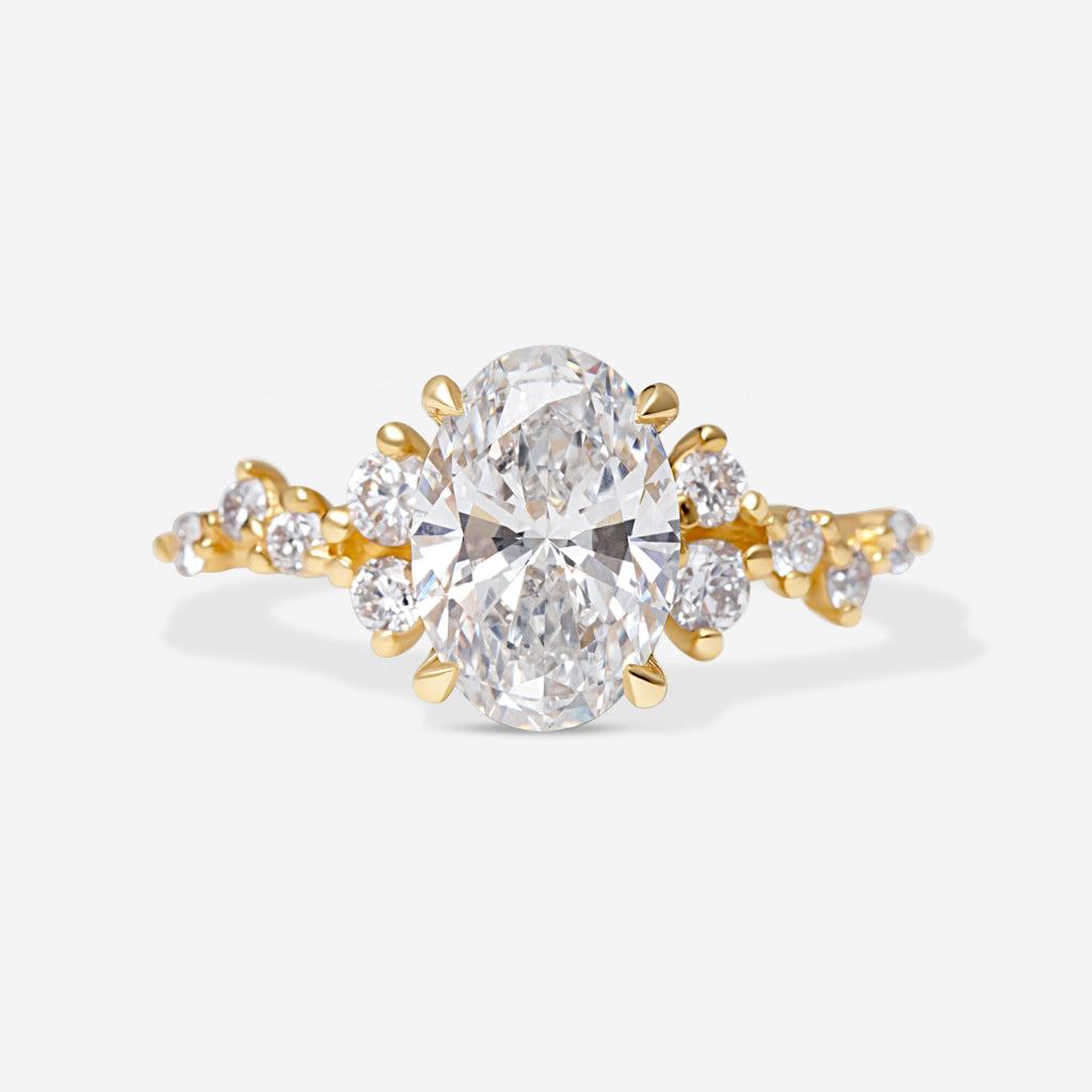 LUCY 2.35ct | Oval Lab Grown Diamond Engagement Ring