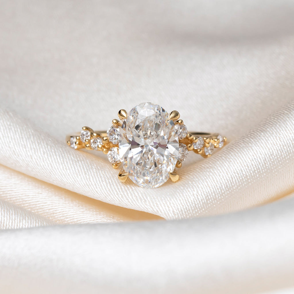 LUCY 2.35ct | Oval Lab Grown Diamond Engagement Ring