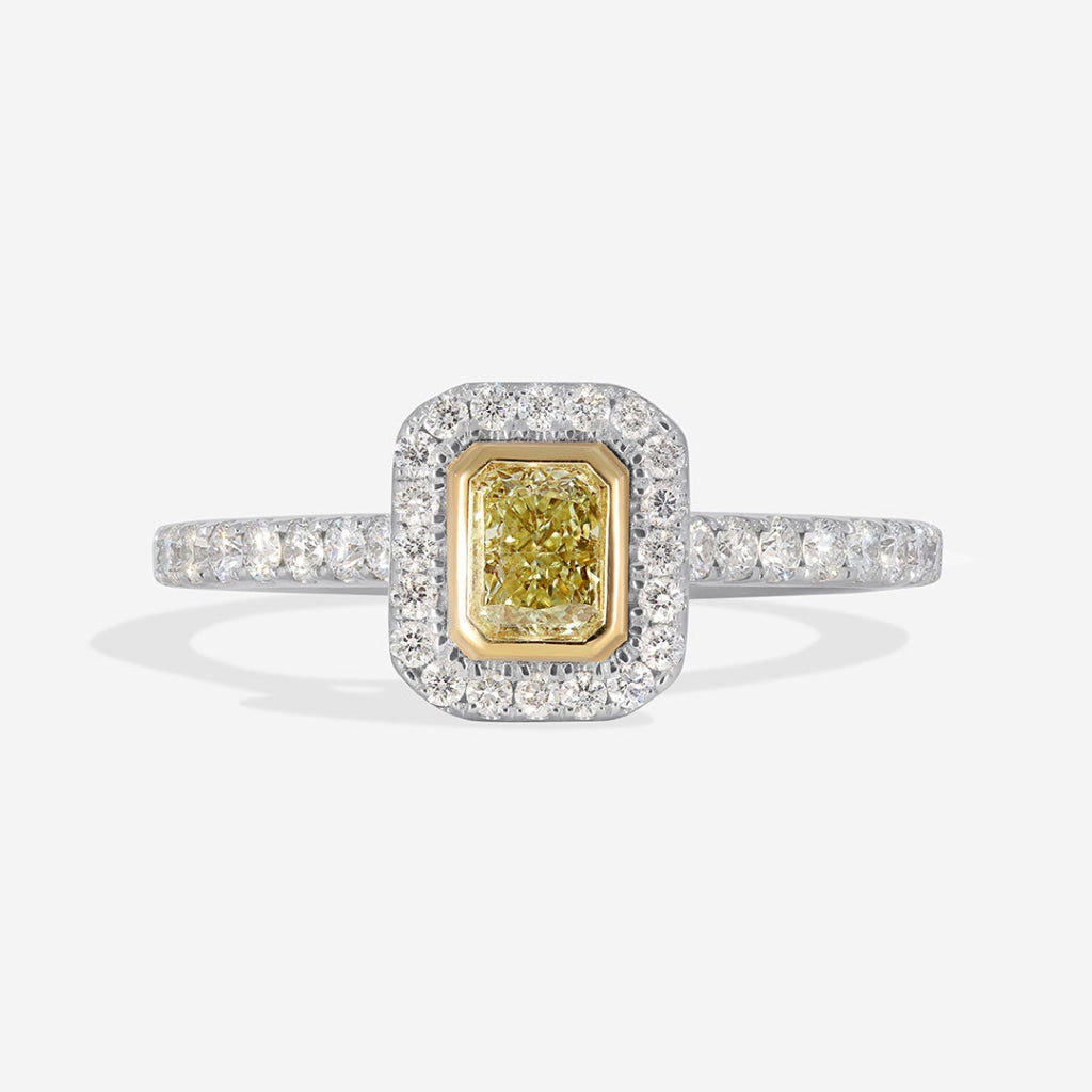 Lumen Yellow Diamond Engagement Ring