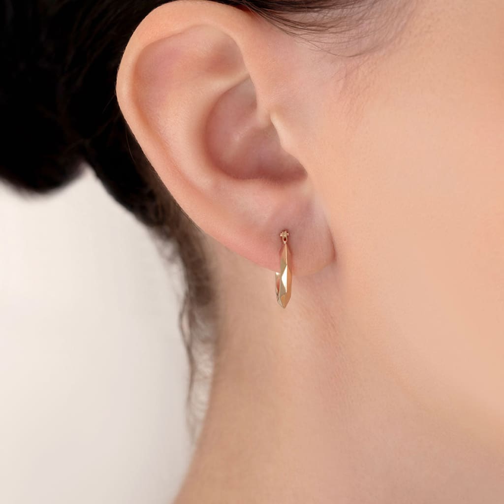 Lunula Hoops Kids Earrings | 9ct Gold - Earrings
