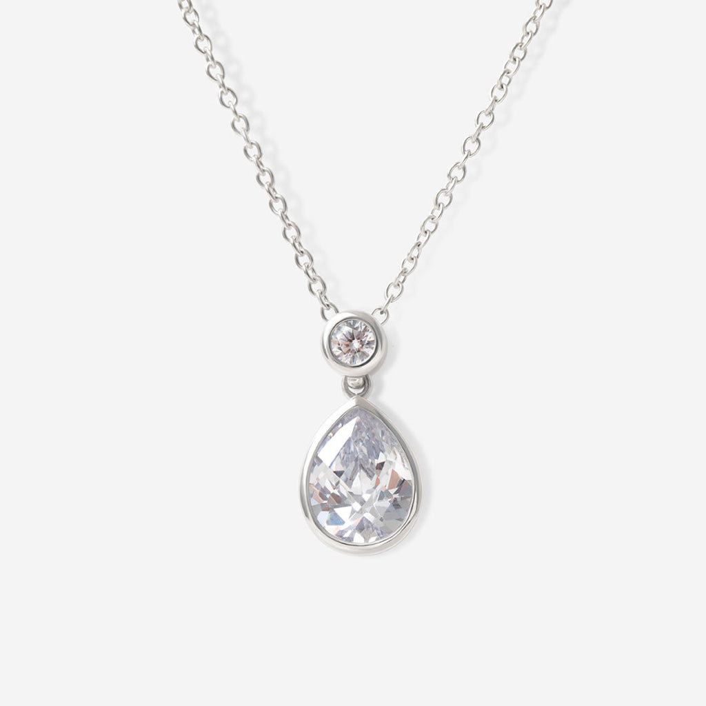Lustre Necklace | 9ct White Gold - Necklace