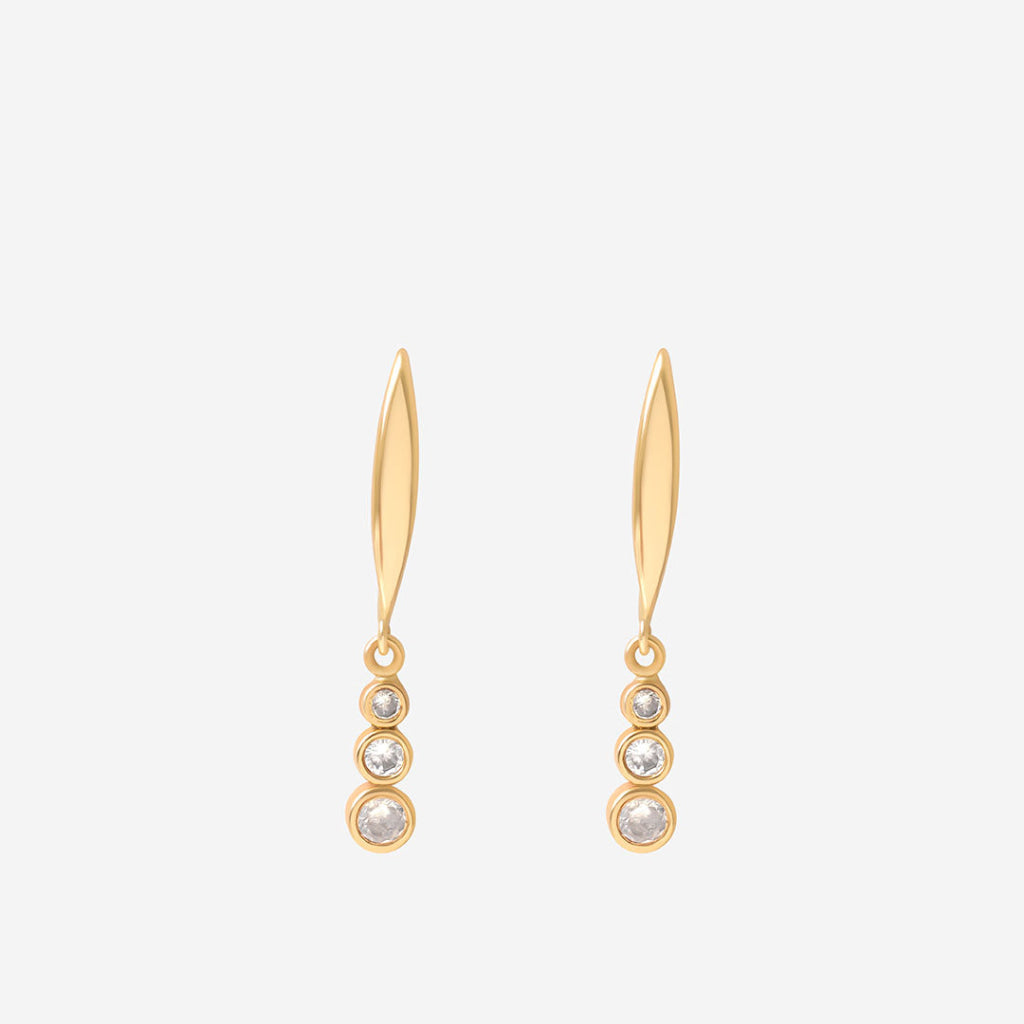 Luxe Drop Earrings | 9ct Gold