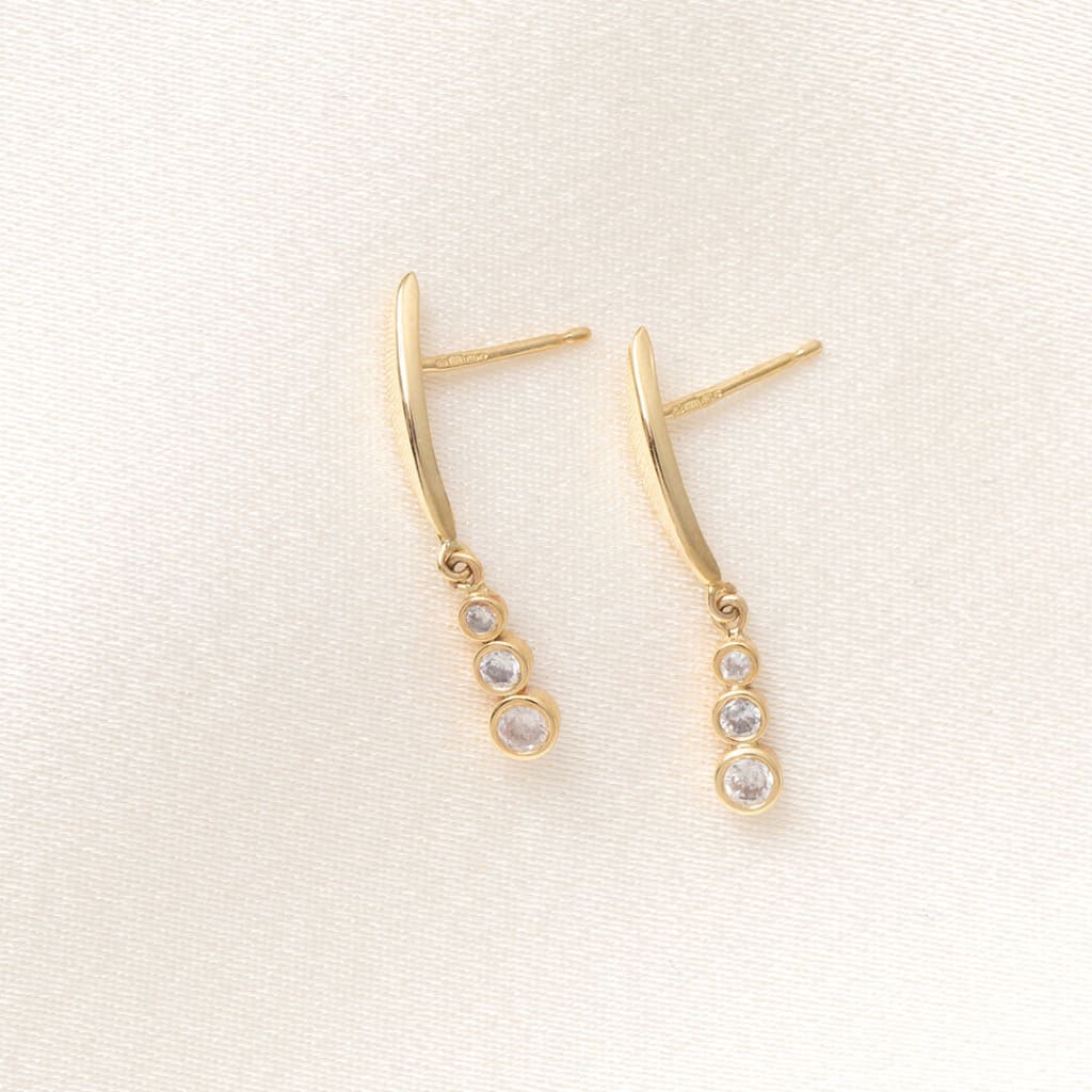 Luxe Drop Earrings | 9ct Gold - Earrings