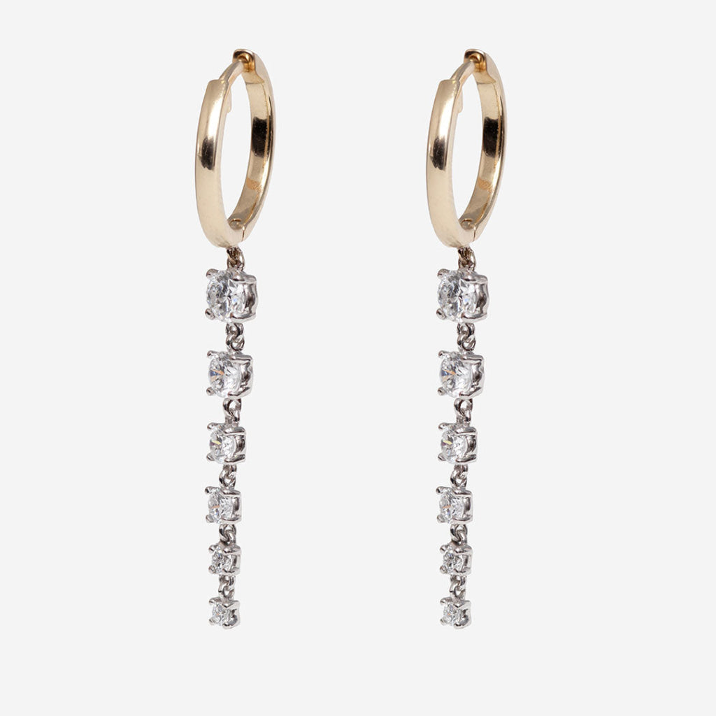 Lyric | Lab Grown Diamond Drop Earrings in 9ct Gold