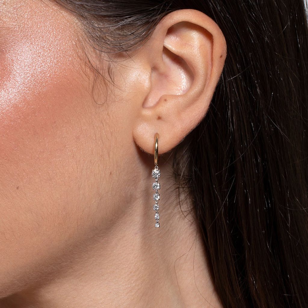 Lyric | Lab Grown Diamond Drop Earrings in 9ct Gold