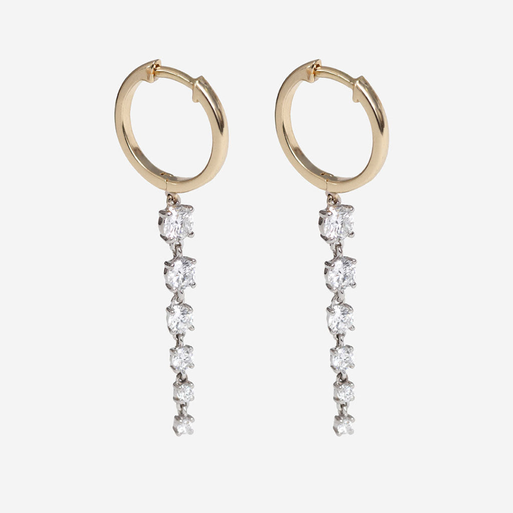 Lyric | Lab Grown Diamond Drop Earrings in 9ct Gold