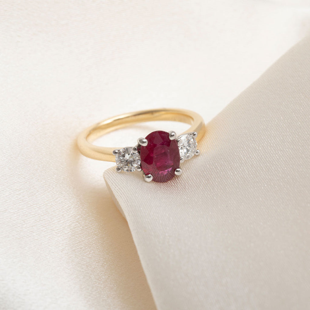 MADISON | Ruby & Diamond Ring - Rings