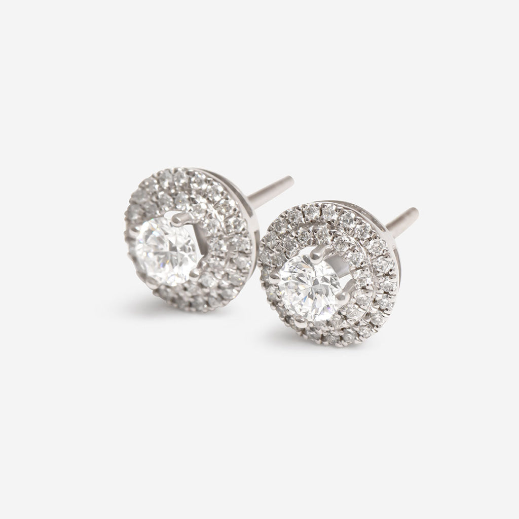 Mae Diamond Earrings.58ct | 18ct White Gold - Earrings