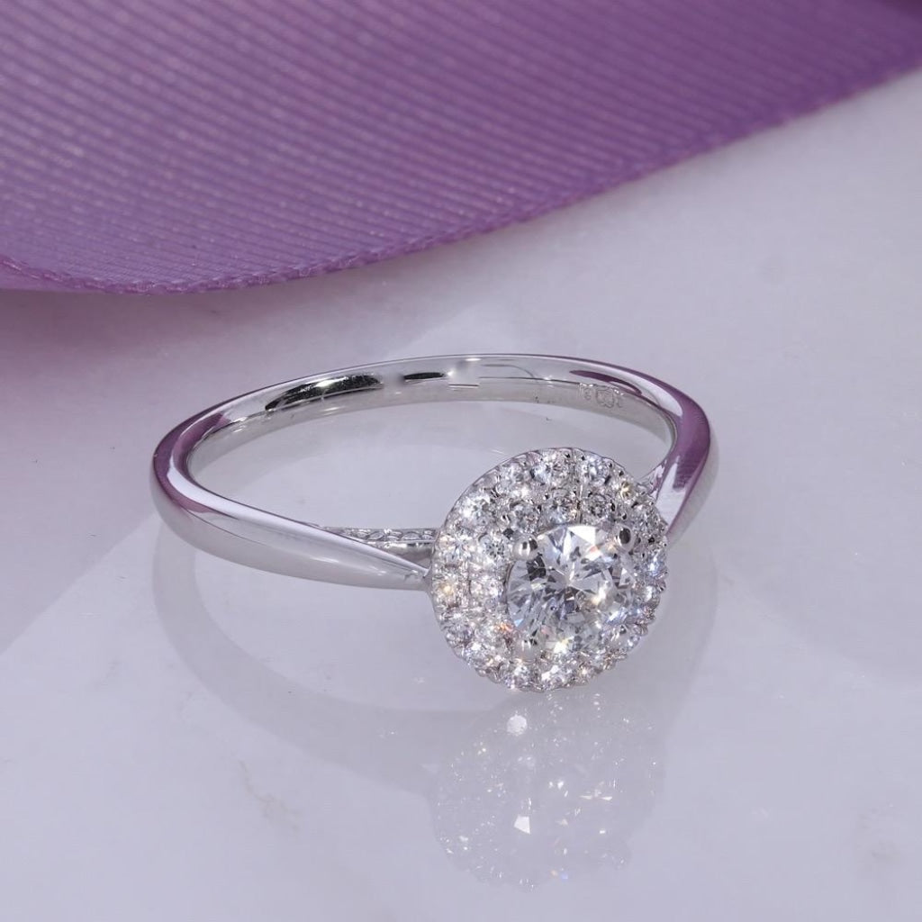MAE - White Gold | Diamond Engagement Ring - Rings