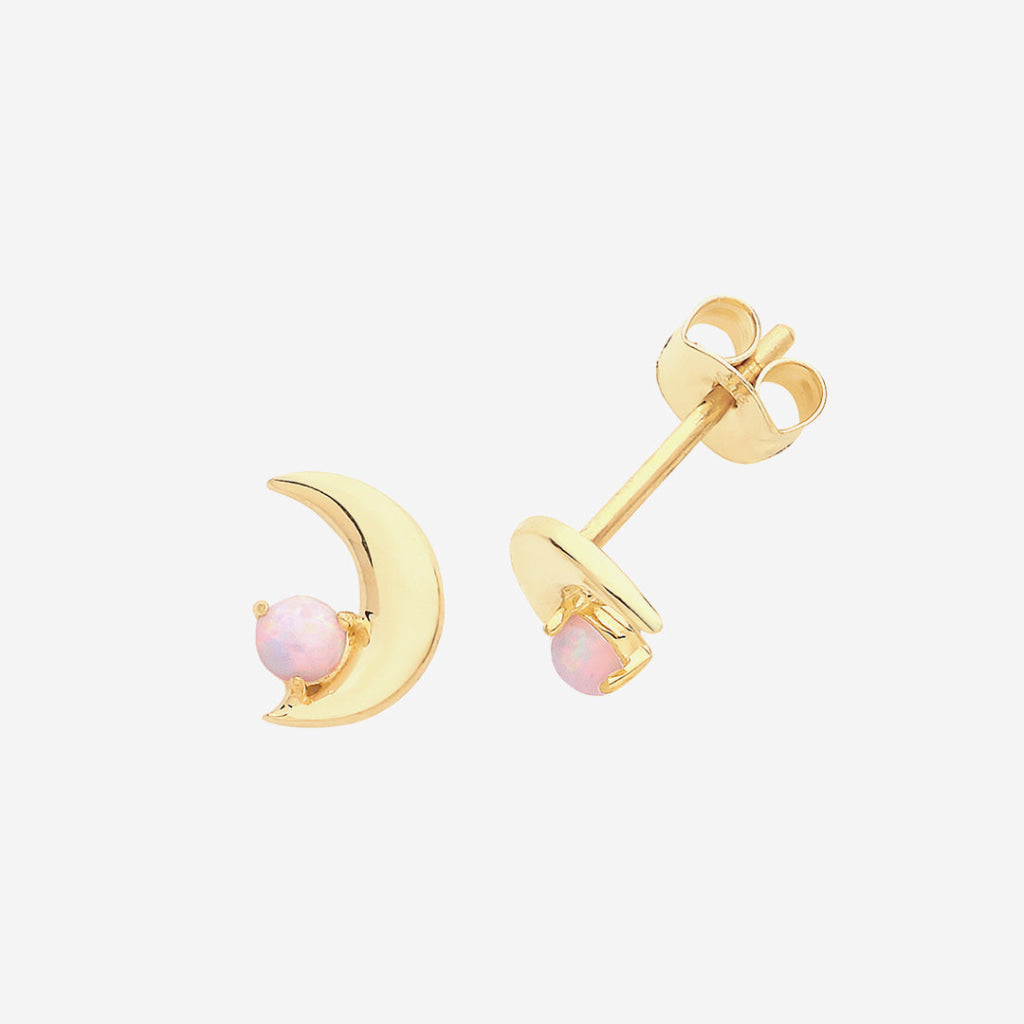 Magical Moonlight Earrings | 9ct Gold
