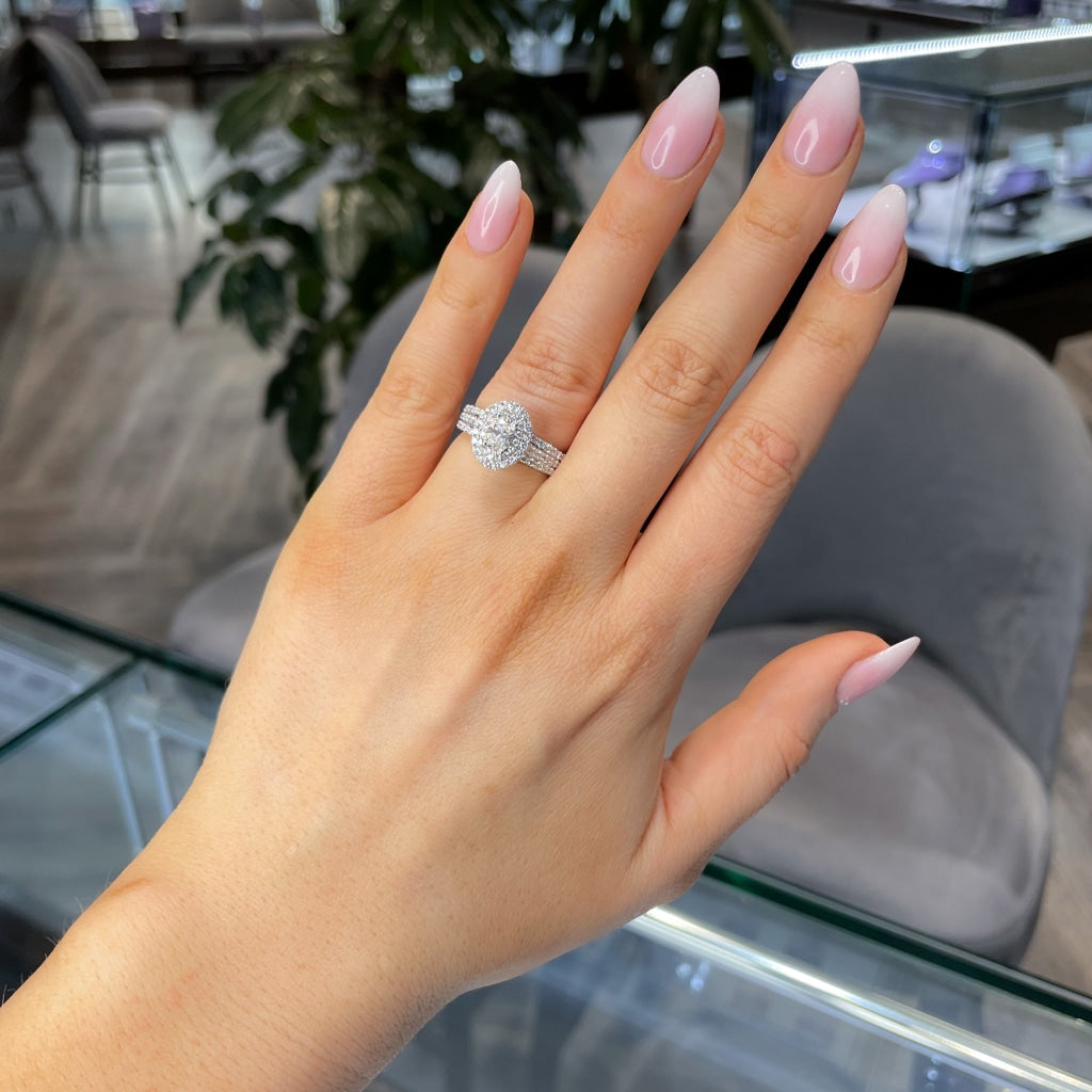 MAISIE- 18ct White Gold | Diamond Engagement Ring - Rings