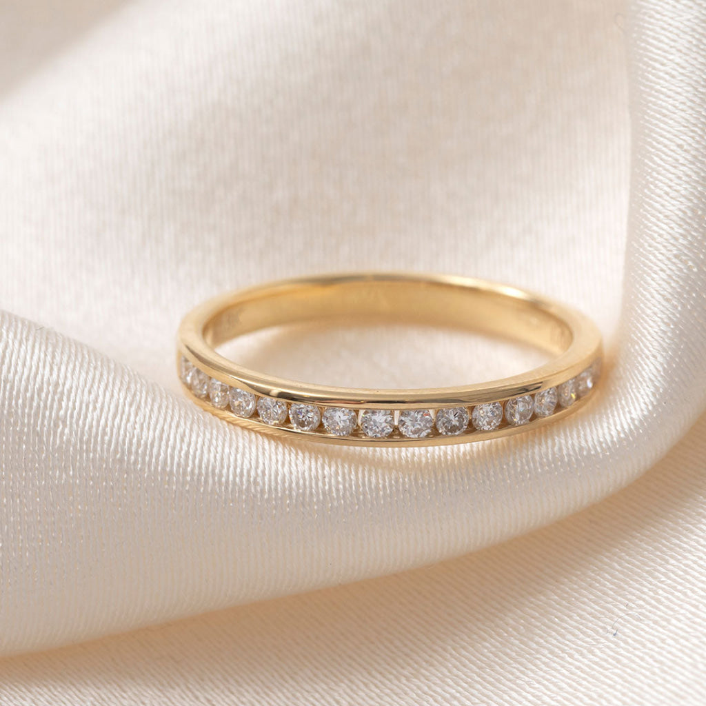 MARGOT| Lab Grown Diamond Wedding Ring in 18ct Gold - Rings